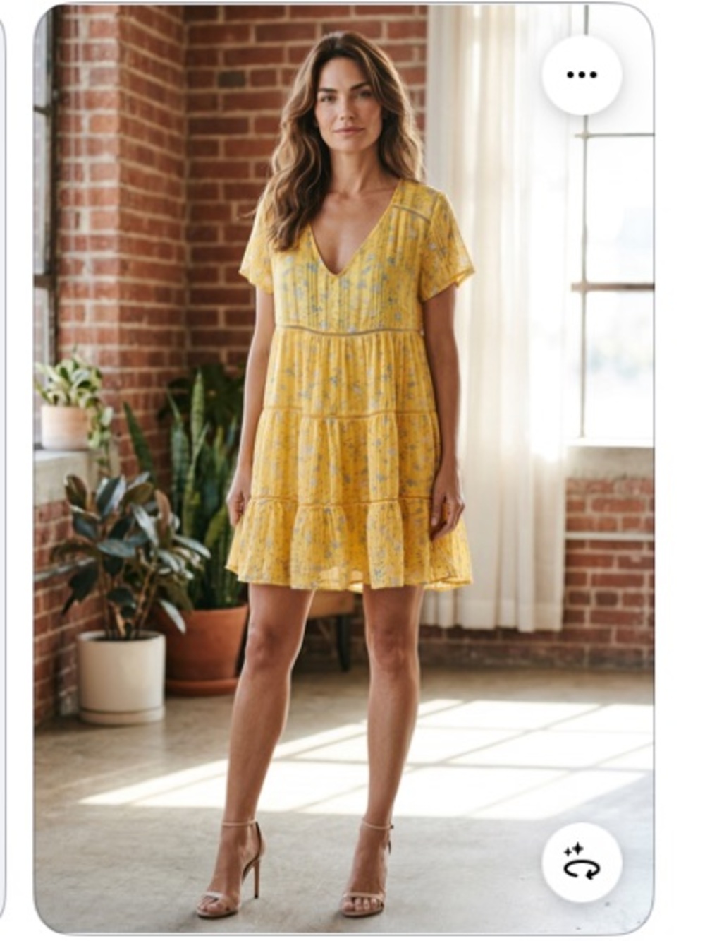 UO Pippa Chiffon dress